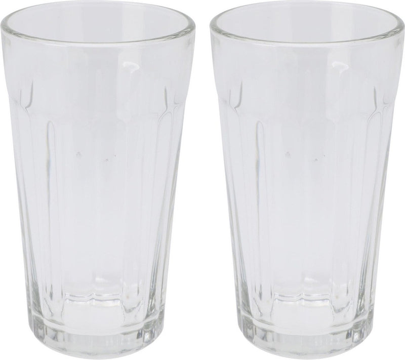 Set 2 Bicchieri da cocktail in vetro intagliato 350 ml