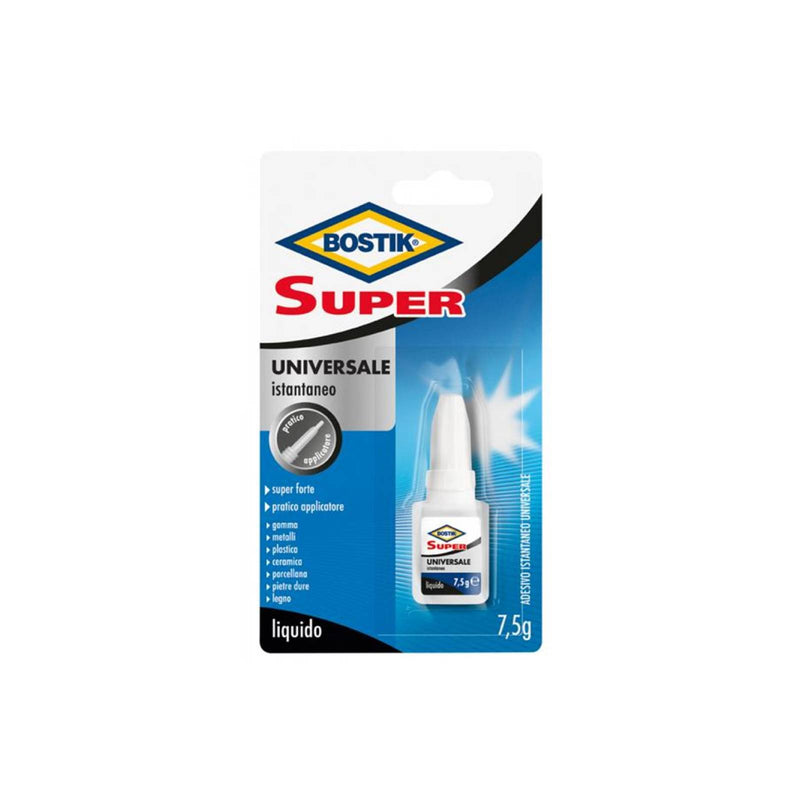 Adesivo istantaneo "Super universale" extra forte ideale per vari materiali 7,5 gr