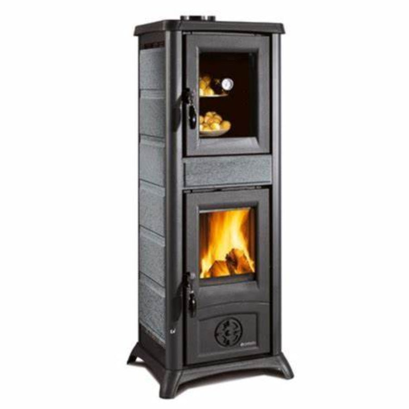 Stufa a legna con forno smaltato da 19 litri 7,3 kW mm. 460x495xh.1207