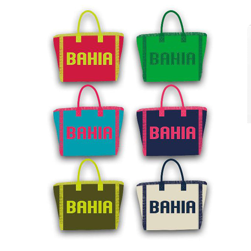 Borsa in tessuto "Bahia" con maniglie resistenti per mare e viaggi