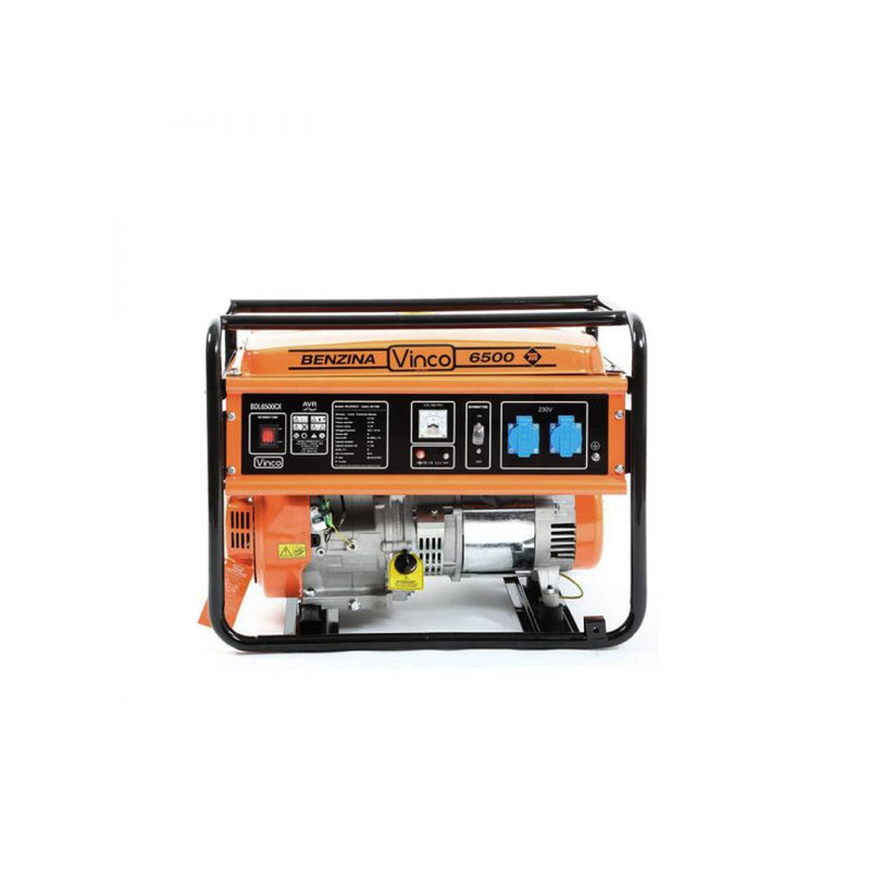 Generatore "60126" motore a 4 tempi monofase con funzionamento a benzina e avviamento a strappo 5,5 KW Hp 13