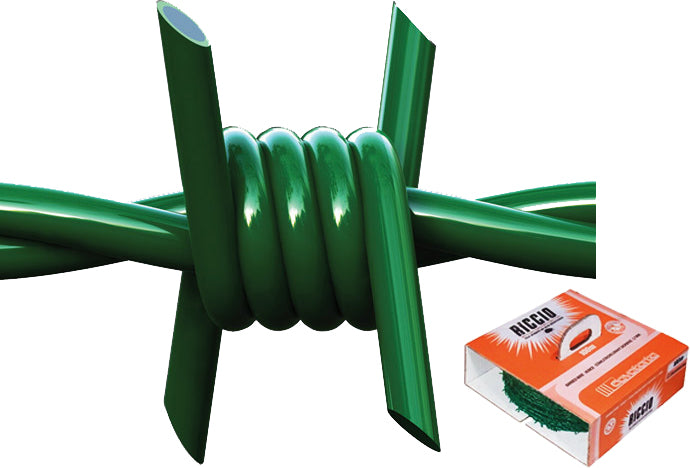 Filo spinato plastificato verde per recinzione metallica dispenser da –