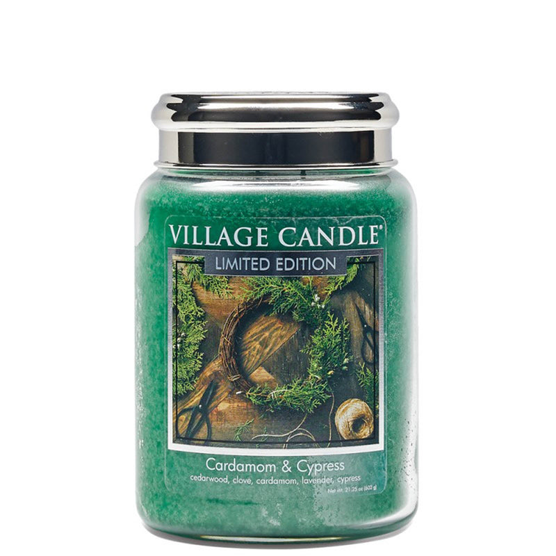 Candele profumate "Village Candle" profumatore per ambienti, Giara in vetro 730 gr, 26 once