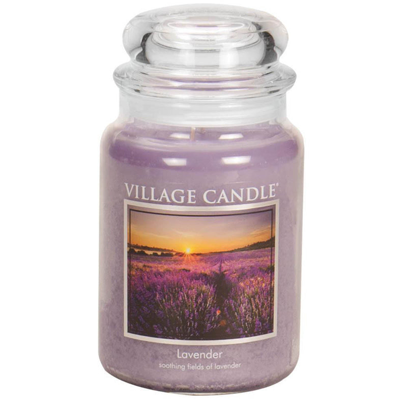 Candele profumate "Village Candle" profumatore per ambienti, Giara in vetro 730 gr, 26 once