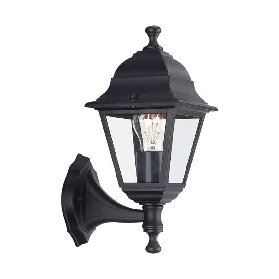 Lanterna da parete "Nano Nero" lampada da esterno in alluminio 60 w