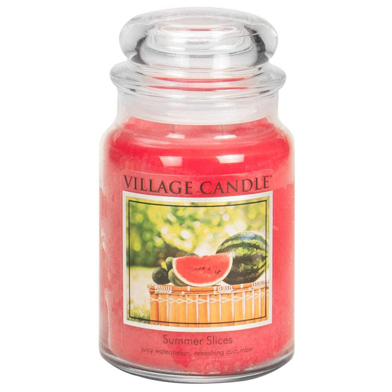 Candele profumate "Village Candle" profumatore per ambienti, Giara in vetro 730 gr, 26 once